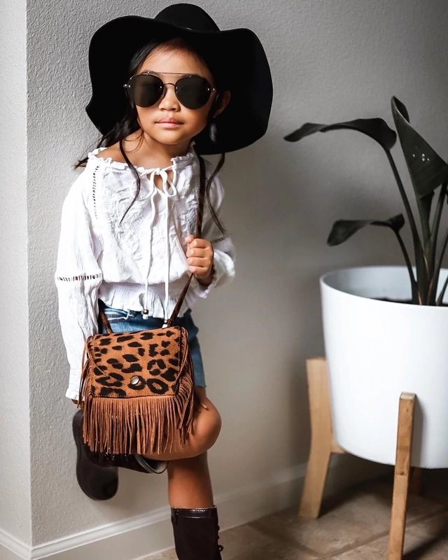 The New Class Marant Fringe Crossbody Kids Purse