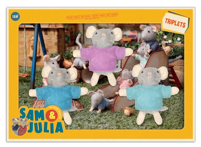 Sam &amp; Julia Triplet Dolls