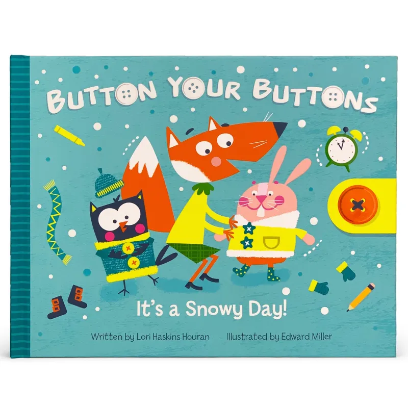 CDP Button Your Buttons Winter Snow Board Book