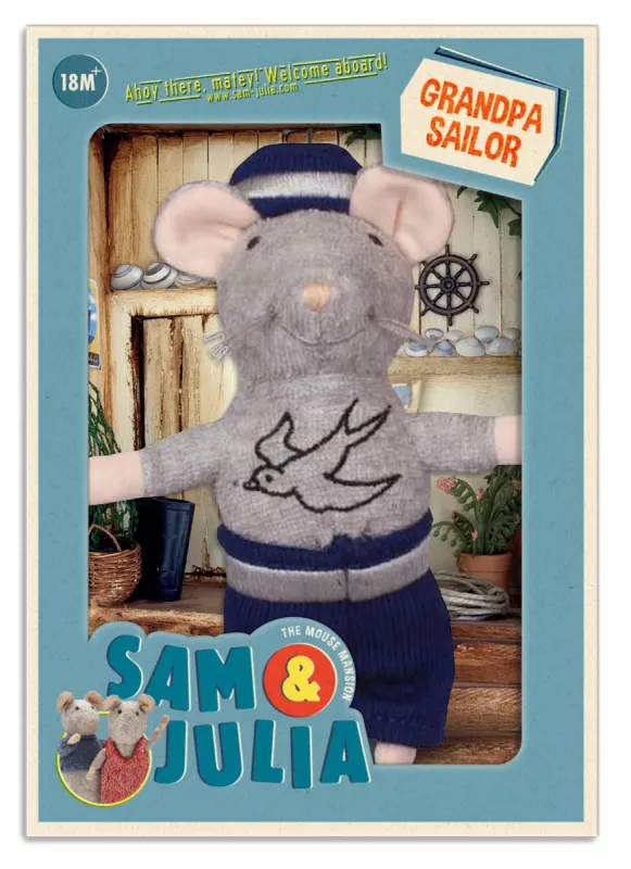 Sam &amp; Julia Grandpa Sailor Plush