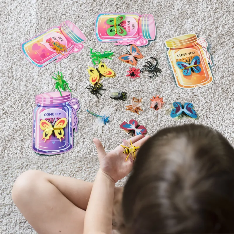 FLT Bug Valentines 36 pk