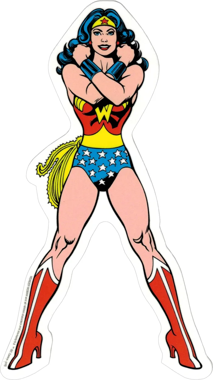 Square Deal Wonder Woman Sticker