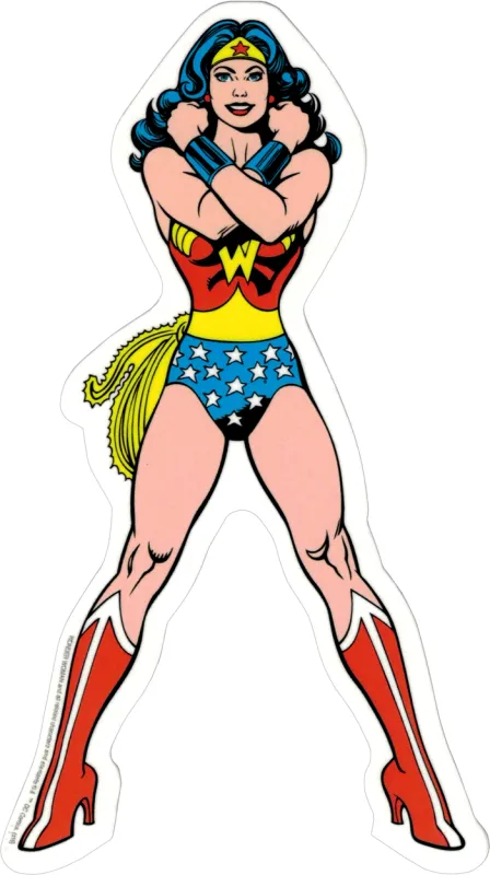 Square Deal Wonder Woman Sticker
