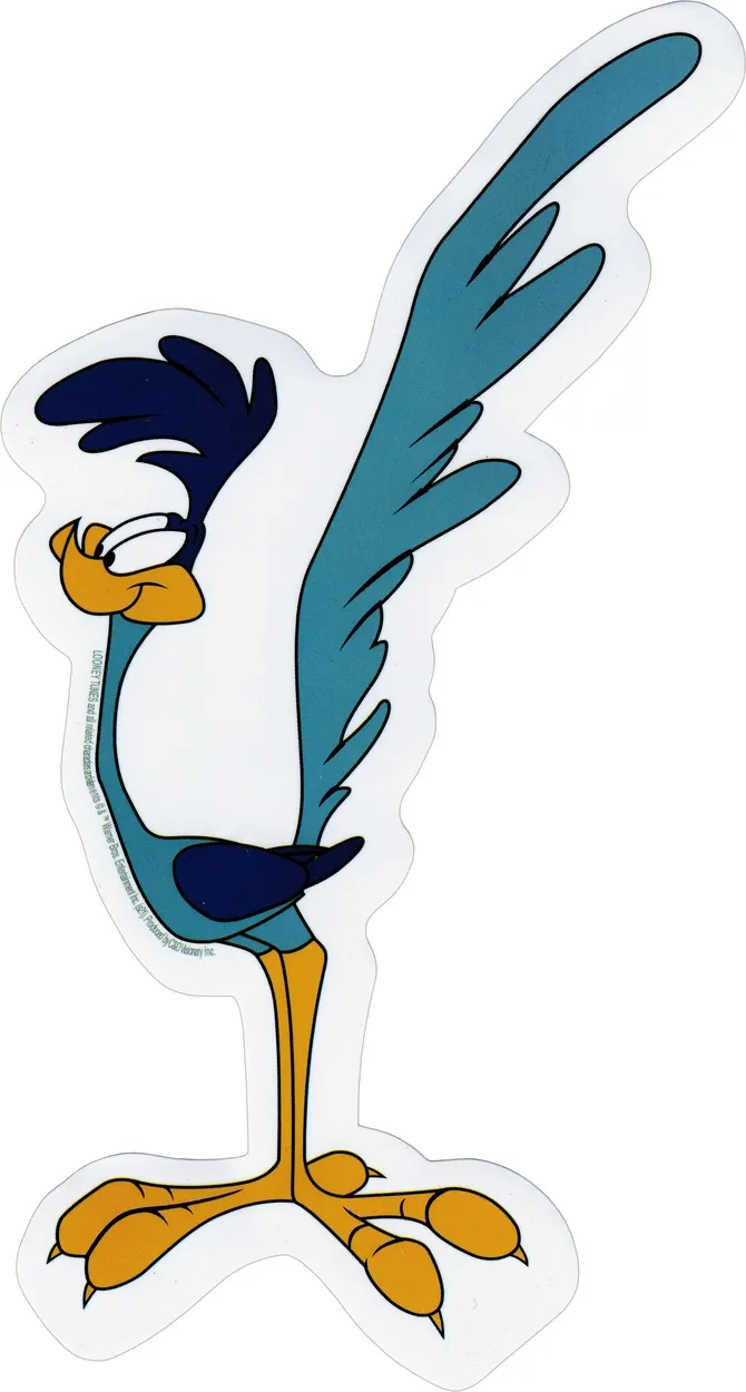 Square Deal Road Runner Sticker