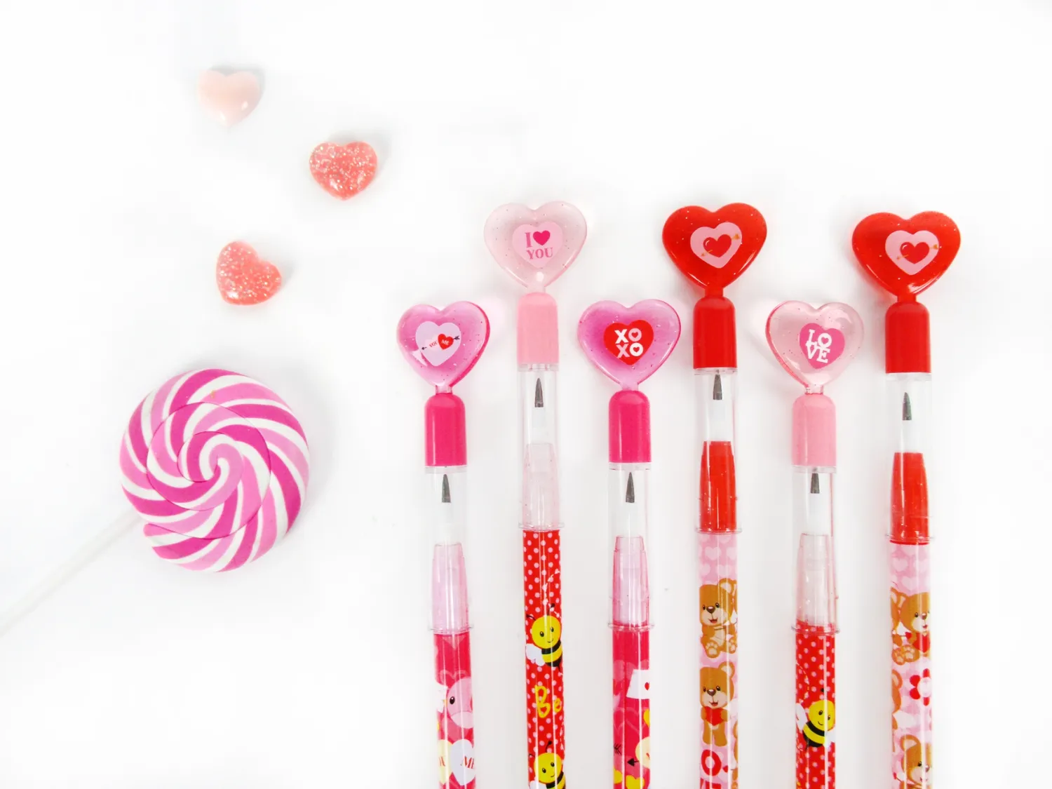 Tiny Mills V-Day Pop Pencils