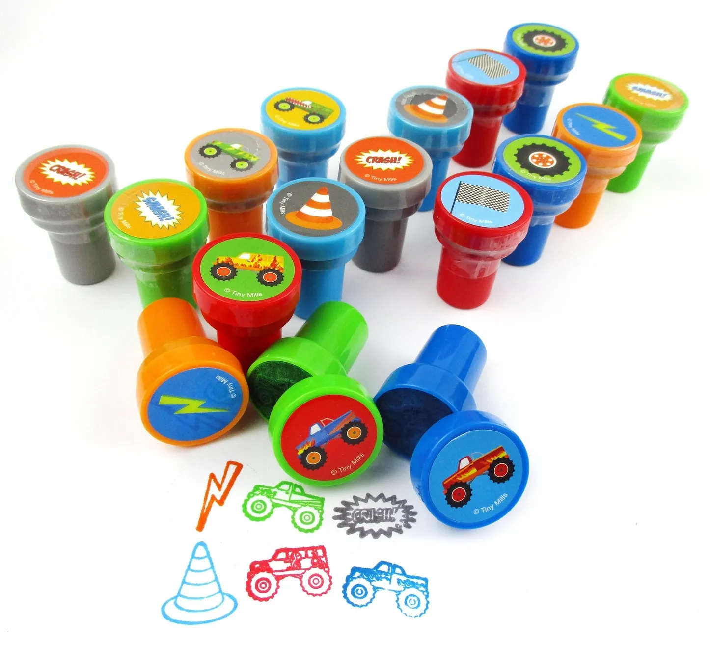 Tiny Mills Asst Trucks Stamps