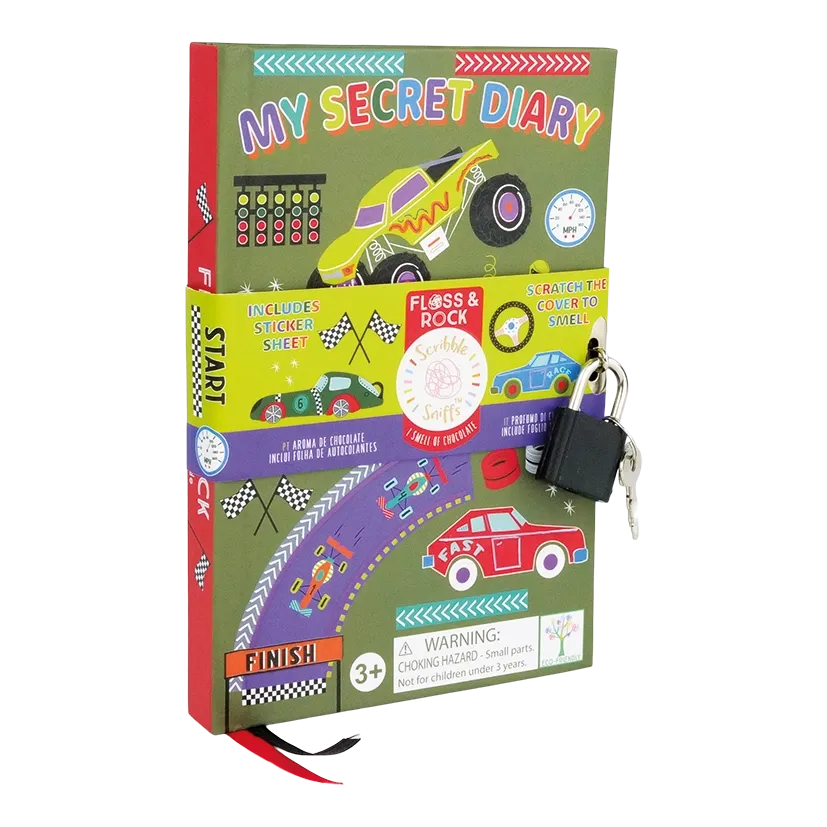 F &amp; R  Cars My Scented Secret Diary