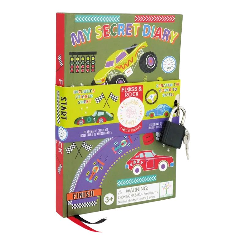 F &amp; R  Cars My Scented Secret Diary