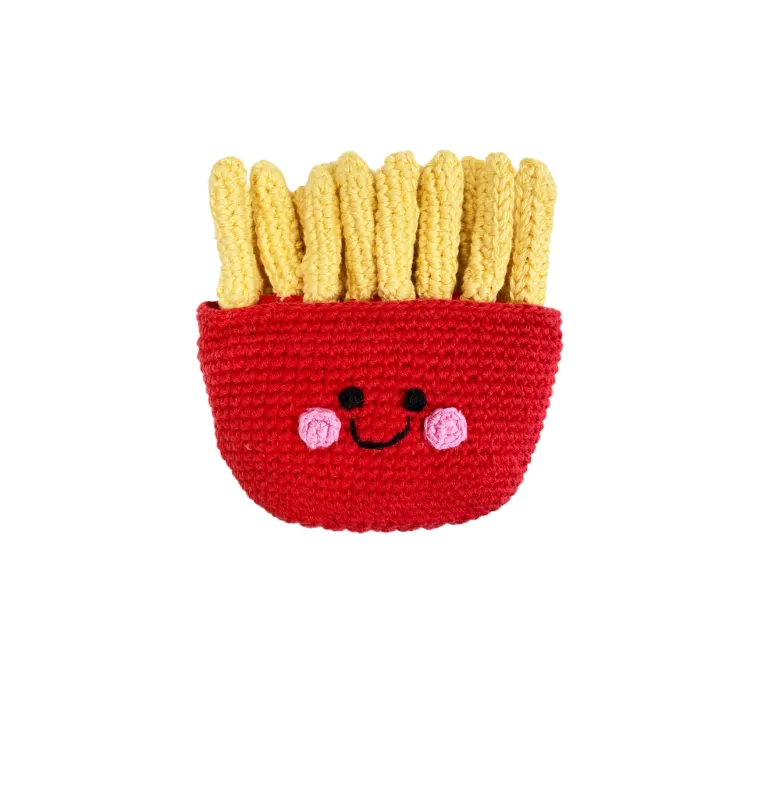 Pebble French Fry Food Rattle
