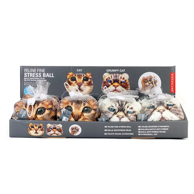 Kikkerland Cat Squish Balls