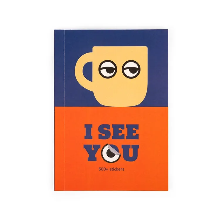 Kikkerland  I See You Sticker Book