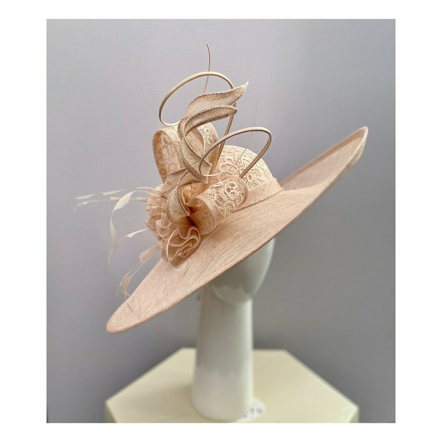 ZD6 Champagne Off the Shelf Mother of Bride Hatinator SALE