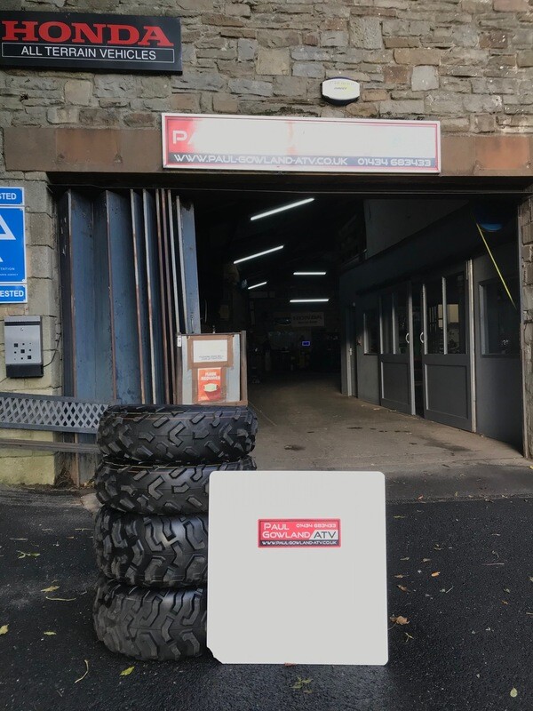 Full set of Original 12" Maxxis tyres