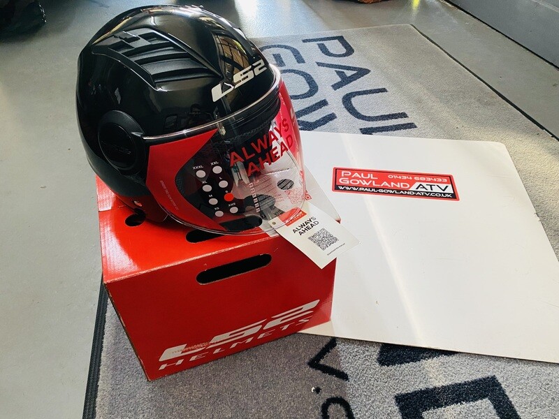 LS2 Airflow Helmet - Gloss Black