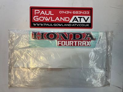 Genuine Honda TRX350 Fuel Tank Sticker (right side)
