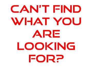 Require something not in our shop? Contact us