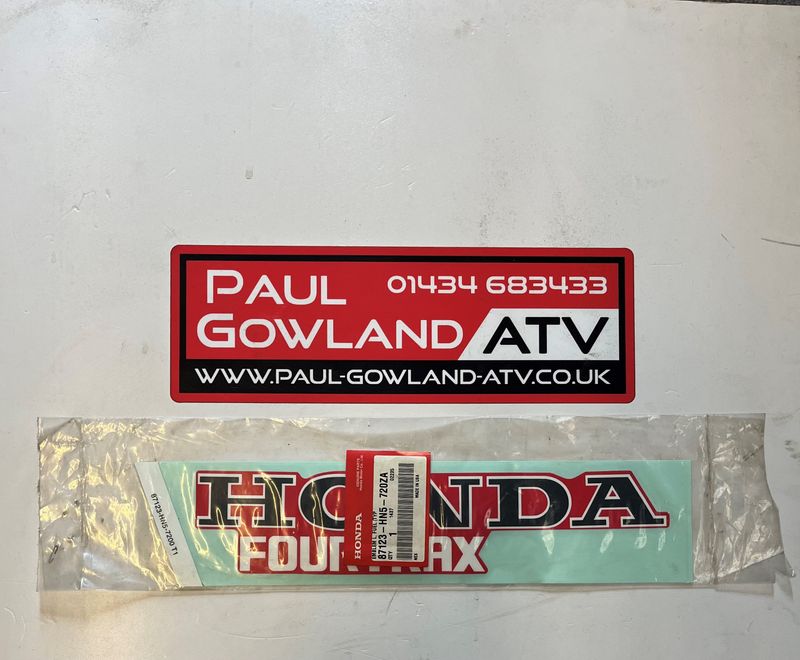 Genuine Honda TRX 350 fuel tank decal sticker (left side) Genuine Honda TRX 350 fuel tank decal sticker (left side)