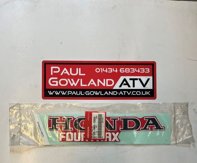 Genuine Honda TRX 350 fuel tank decal sticker (left side)
