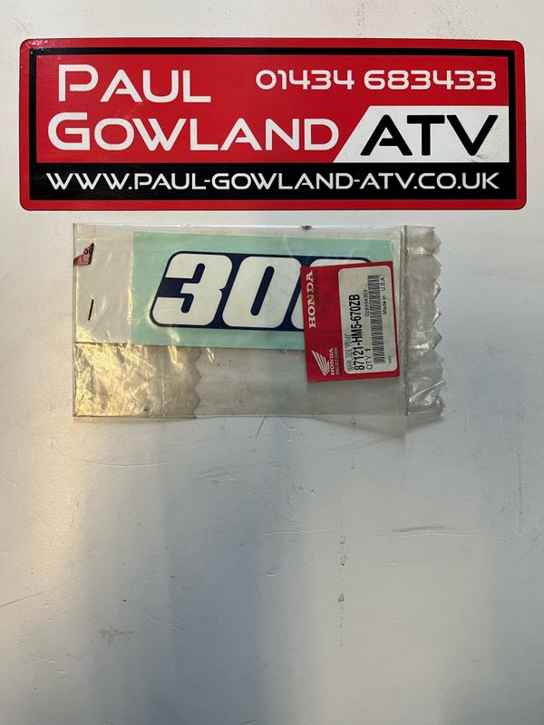 Genuine Honda TRX300 decal sticker Genuine Honda TRX300 decal sticker