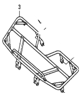 Genuine Honda Front Rack Carrier for TRX500 2012 & 2013 Genuine Honda Front Rack Carrier for TRX500 2012 & 2013