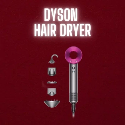 Dyson Supersonic™ Hair Dryer, Iron/Fuchsia