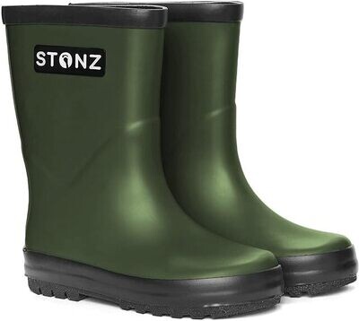 Stonz Rain Boots - Kids Rubber Boots Made with 100% Natural Rubber