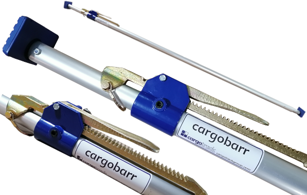 Cargobar: Barra de sujeción de carga ajustable con cremallera (2300-3000mm)