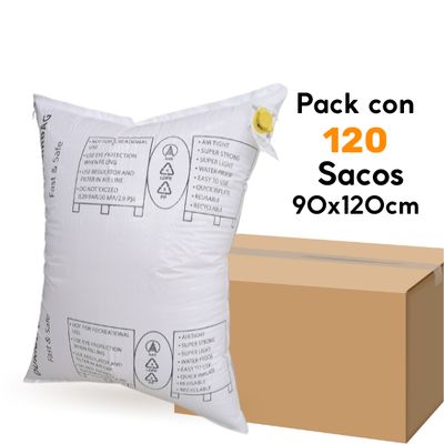 Carton de 120 sacs gonflables - Raphia Airbag 90x120