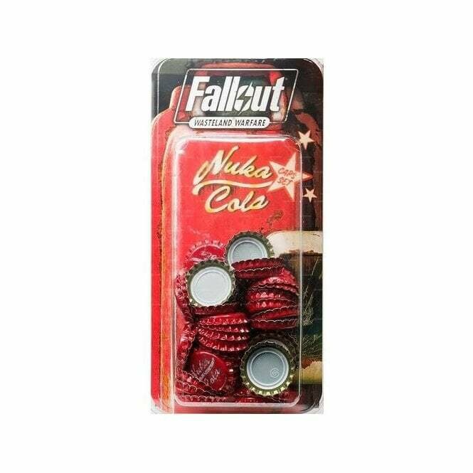 Fallout: Wasteland Warfare -Nuka-Cola Caps Set (with added sticker 