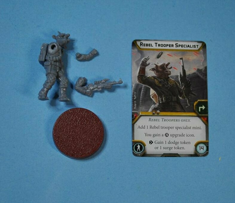 Star Wars Legion - Rebel Trooper Specialist inc Card