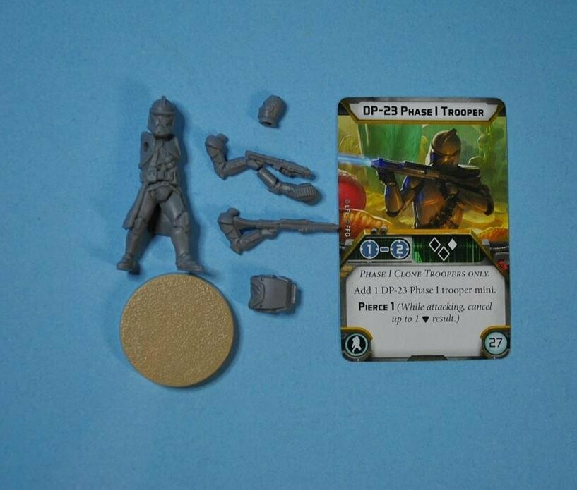 Star Wars Legion - Clone SP-23 Phase 1 Trooper inc card