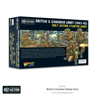 British & Canadian Army (1943-45) Starter Army - Bolt Action - Warlord Games