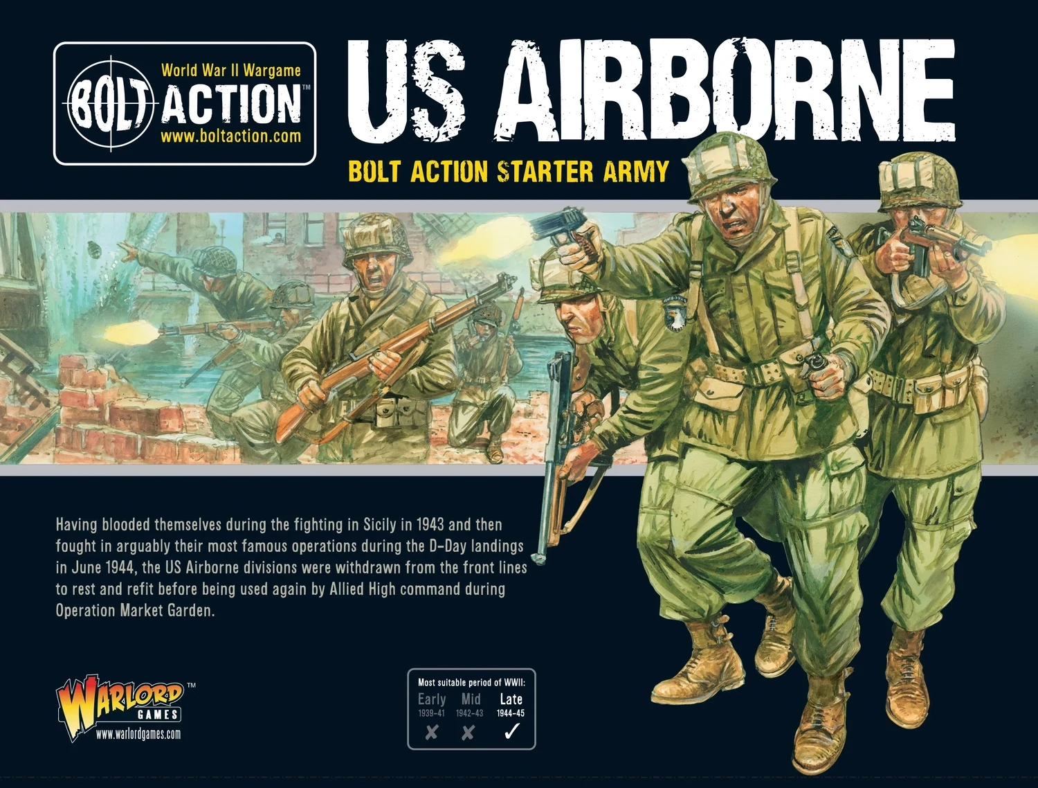 US Airborne Starter Army  - Bolt Action - Warlord Games
