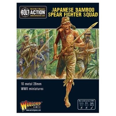 Japanese Bamboo Spear Fighter squad - Bolt Action - Warlord Games