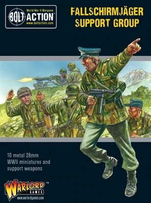 Fallschirmjäger Support Group (HQ, Mortar & MMG) - Bolt Action - Warlord Games