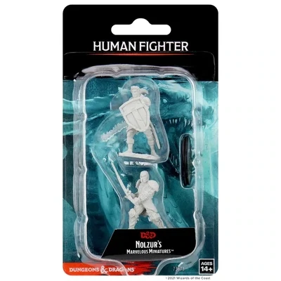Male Human Fighter D&D Nolzur's Marvelous Unpainted Miniatures (W8)