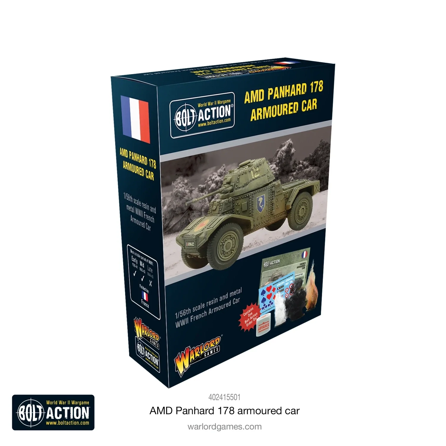 Panhard 178 armoured car - Bolt Action - Warlord Games