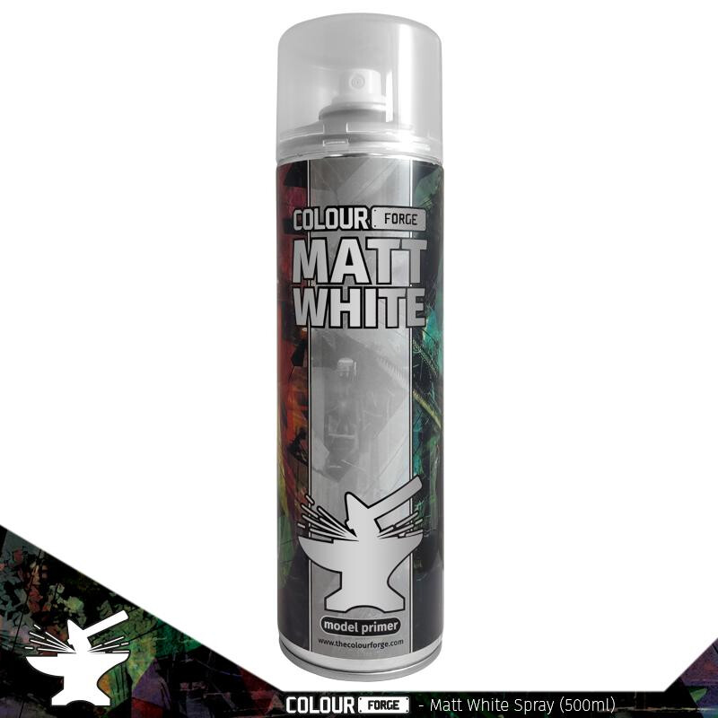Colour Forge Spray Matt White (500ml)