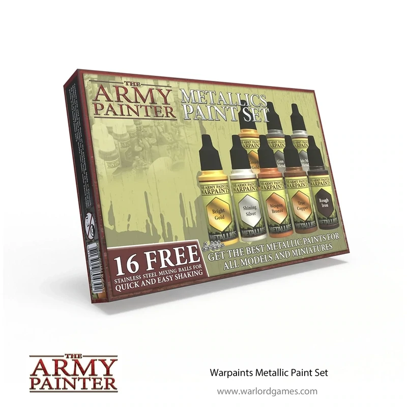 Warpaints Metallic Paint Set - Army Painter Warpaints Metallic Paint Set - Army Painter