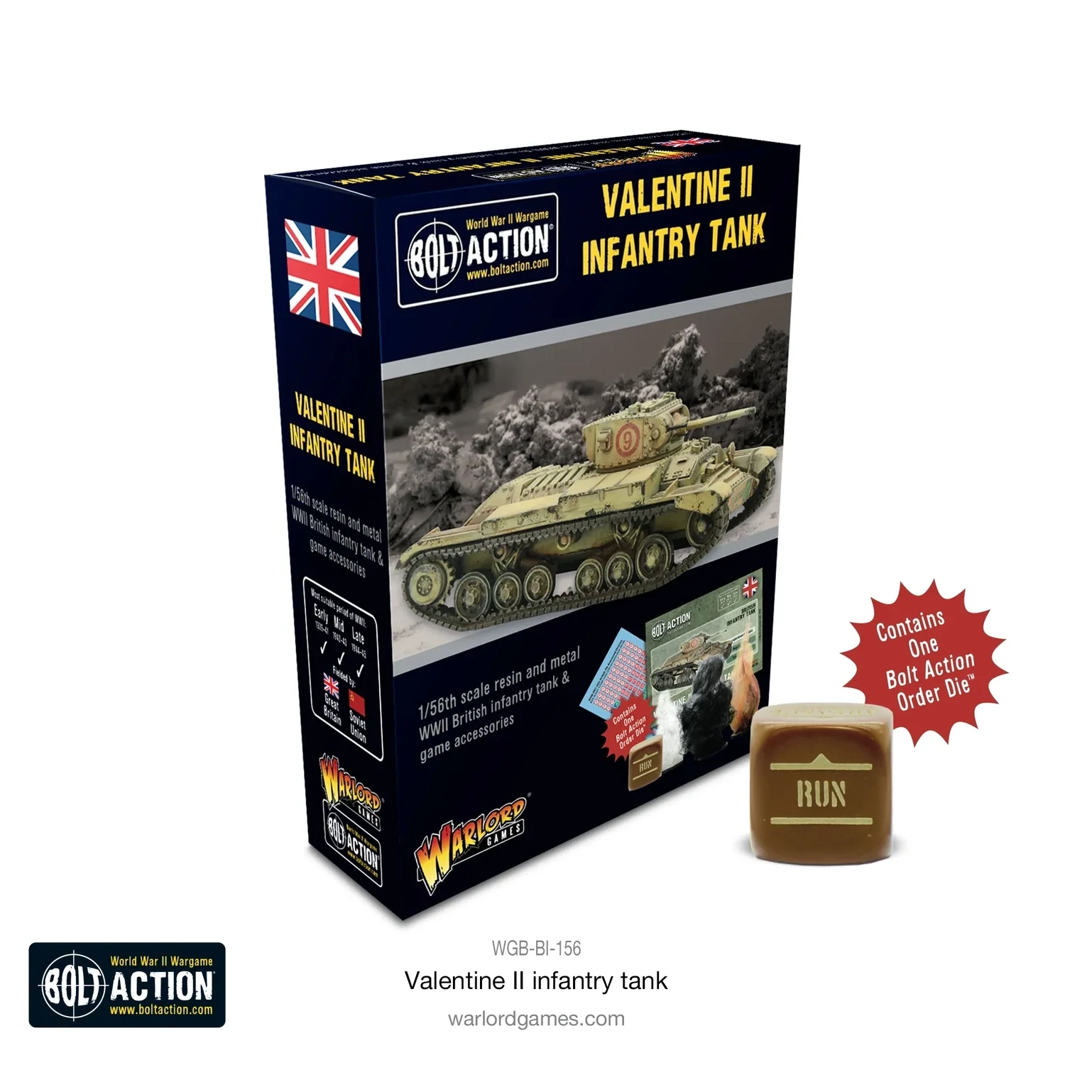 Valentine II Infantry Tank - Warlord Games Bolt Action