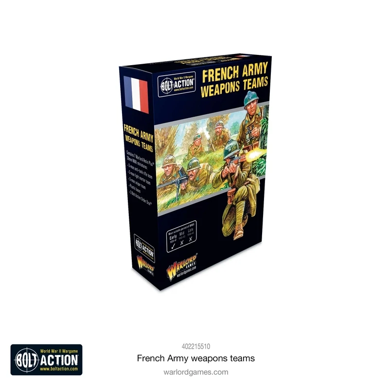 French Army weapons teams - Warlord Games Bolt Action