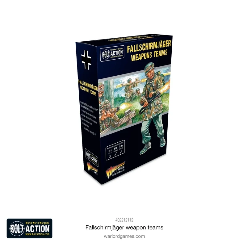 Fallschirmjäger weapons teams - Warlord Games Bolt Action