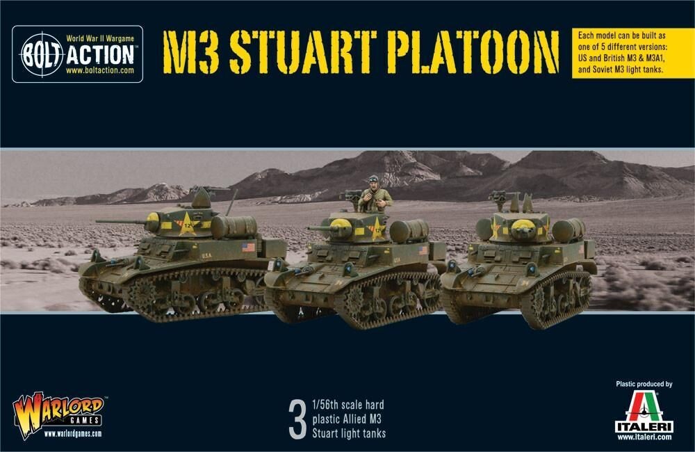 M3 Stuart Platoon - Warlord Games Bolt Action