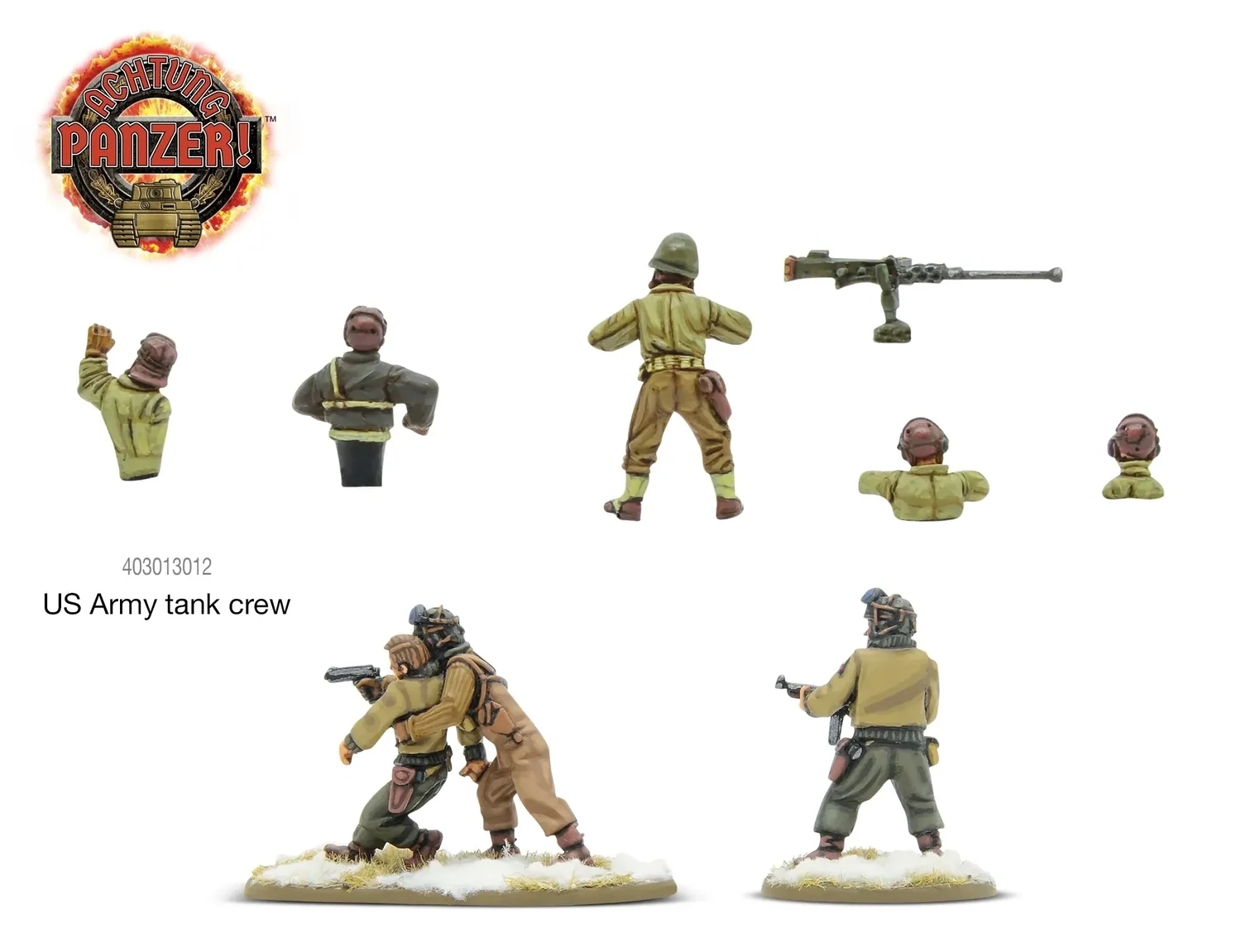US Army tank crew - Achtung Panzer!