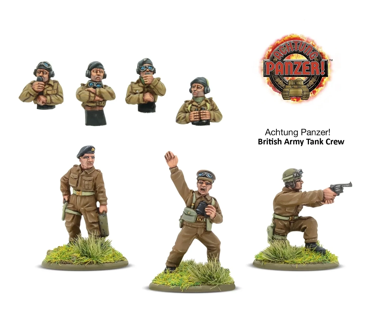 British Army Tank Crew - Achtung Panzer!
