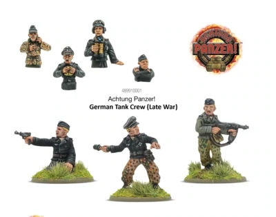 German Tank Crew (Late War) - Achtung Panzer! German Tank Crew (Late War) - Achtung Panzer!