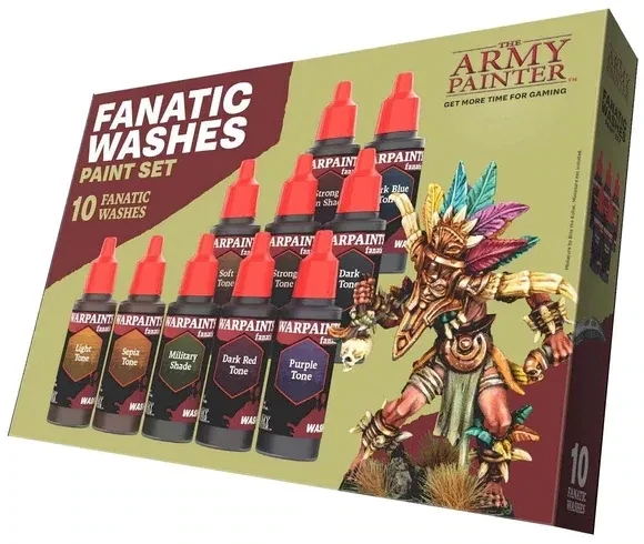 Warpaints Fanatic: Washes Paint Set - Army Painter Warpaints Fanatic: Washes Paint Set - Army Painter