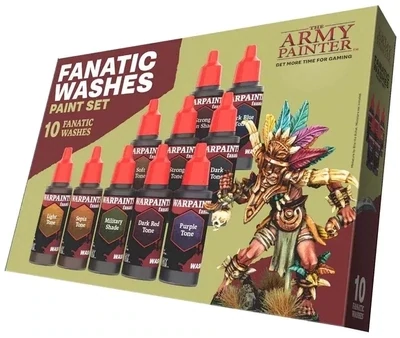 Warpaints Fanatic: Washes Paint Set - Army Painter Warpaints Fanatic: Washes Paint Set - Army Painter