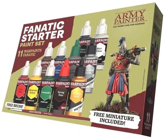 Warpaints Fanatic: Starter Set - The Army Painter Warpaints Fanatic: Starter Set - The Army Painter