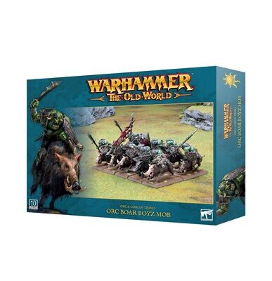 Orc & Goblin Tribes: Orc Boar Boyz Mob  - Wahammer The Old World